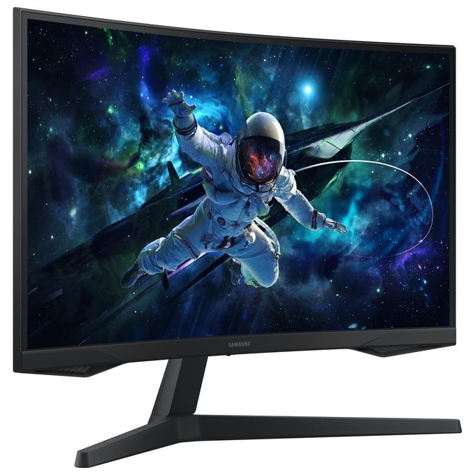 Samsung Monitor Gaming Odyssey G5 (S27CG554) Curvo (1000R) 27'' 2560x1440 (WQHD 2K) HDR10 VA 165 Hz 1 ms (MPRT) FreeSync HDMI Display Port Ingresso Audio Flicker Free Eye Saver Mode