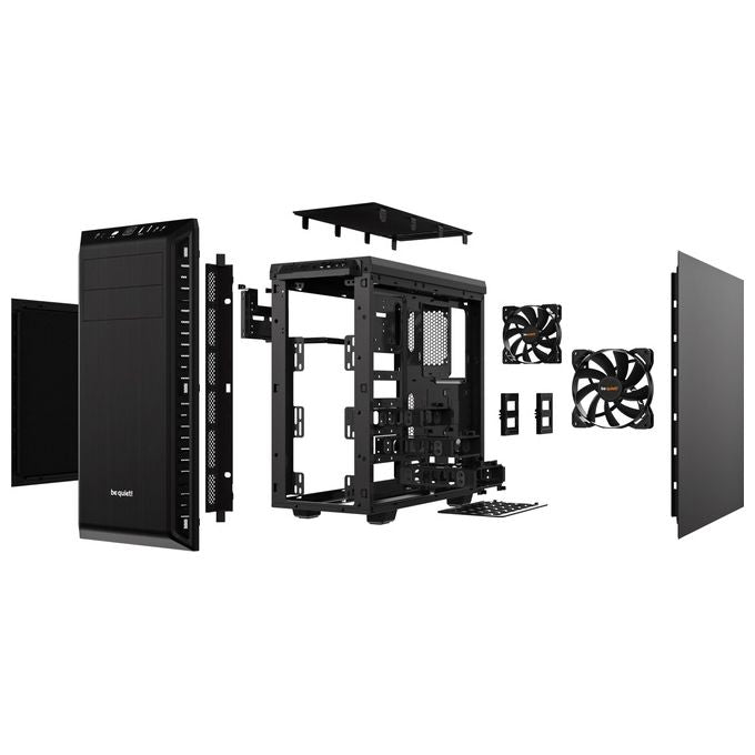 Be Quiet! BG021 Case Atx Pure Base 600 7 Hdd Slot 2xUsb 3.0 1xAudio Midi-Tower Nero