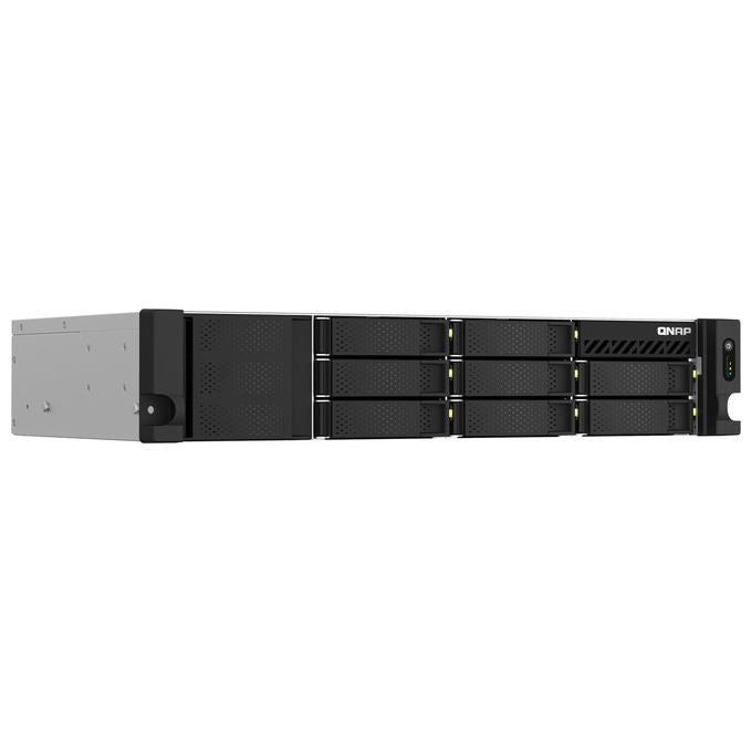QNAP TS-864EU-8G Server NAS Rack 8 Alloggiamenti HDD SSD SATA III Intel Celeron 8 GB DDR4 Ethernet 2.5 Gbps colore Nero