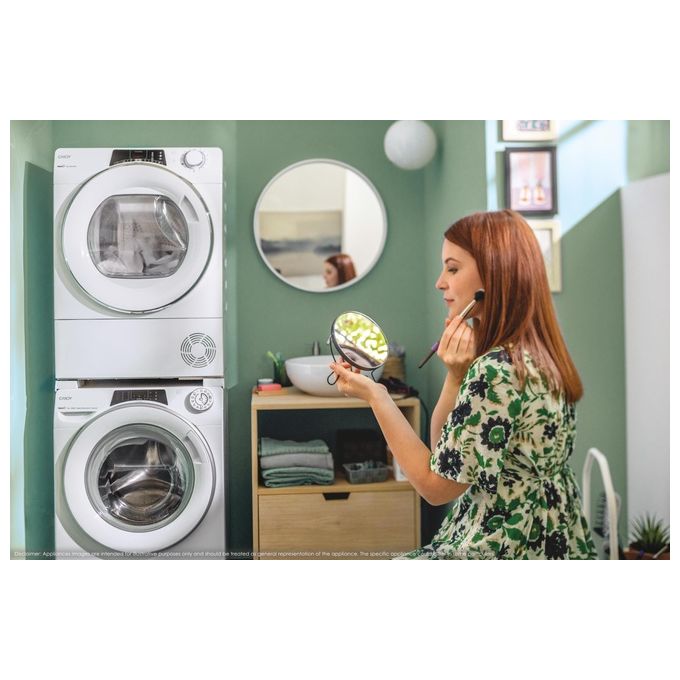 Candy RO4 1274DWMT-1-S Rapidó Lavatrice Slim 7 Kg 1200 rpm Classe A Wi-Fi Vapore Inverter (85x60x45 cm) colore Bianco