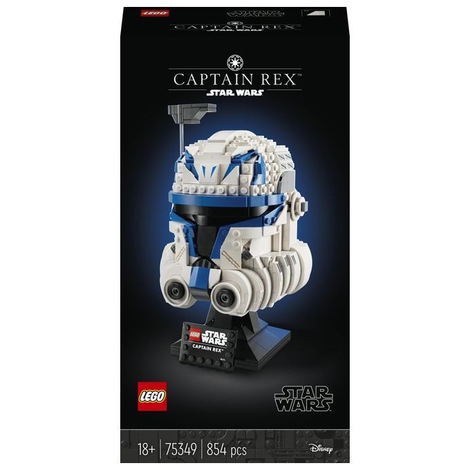 LEGO Star Wars 75349 Casco di Captain Rex, Set Serie Caschi 2023, Collezione per Adulti da The Clone Wars, Idee Regalo