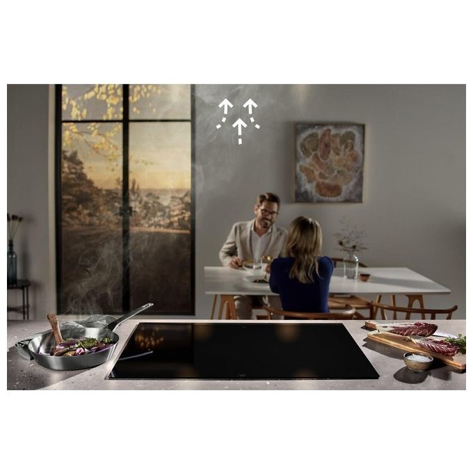 Electrolux LFT769X Cappa Aspirante a Parete Classe energetica A 720 m3-h 3 Velocita' + Intensiva Illuminazione LED Connessione Hob2Hood Touch Control 90 cm Acciaio Inox + Vetro