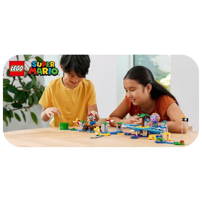 LEGO Super Mario Spiaggia del Ricciospino Gigante Expansion Set
