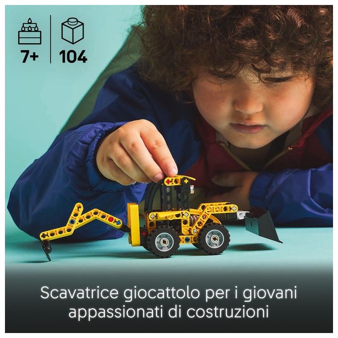 LEGO Scavatrice a Cucchiaia Rovescia 42197 Technic Costruzioni avanzate per appassionati con dettagli realistici di movimento e design robusto