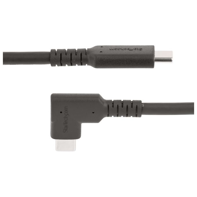 Startech.com Cavo Usb-c Angolare Robusto da 2mt Cavo di Trasferimento Dati Usb Type-c ad Angolo Retto