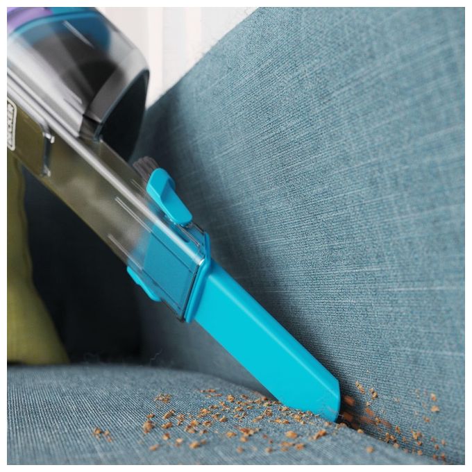 Black+Decker Mini Aspirapolvere Viola e Azzurro