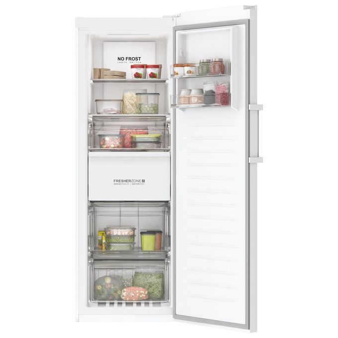 Haier Instaswitch H3F285WEH1 Congelatore ad Armadio 285 Litri 1 Porta No Frost Wi-Fi  BLE Connesso Luce LED Classe E Bianco