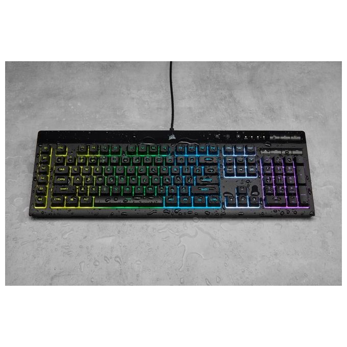 Corsair K55 Pro Tastiera Gaming a Membrana Cablata Led RGB Zone Layout IT