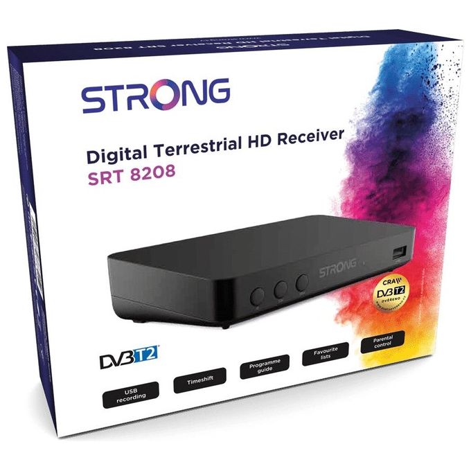 Strong SRT8208 Decoder TNT Full HD DVB-T2