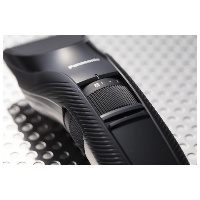 Panasonic ER‑GC53‑K503 - Tagliacapelli con cavo-cordless, autonomia 40 min, lame acciaio inox, 19 lunghezze da 0,5 a 10 mm, lavabile, colore nero