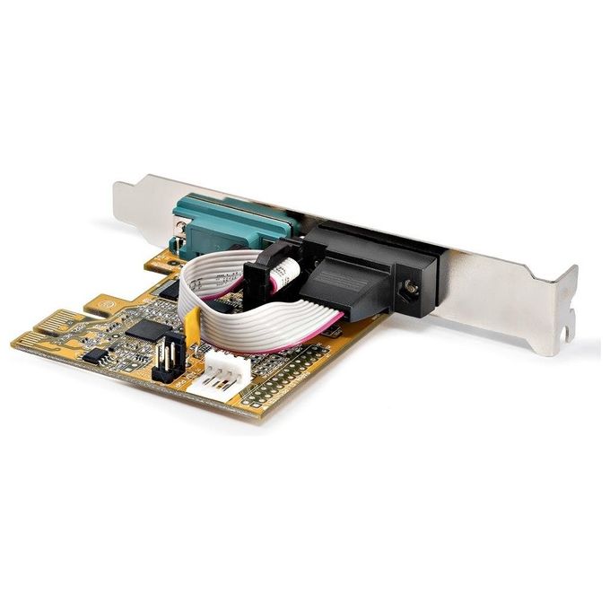 Startech.com Scheda Seriale Pci Express a Due Porte Ritenzione Com Windows e Linux