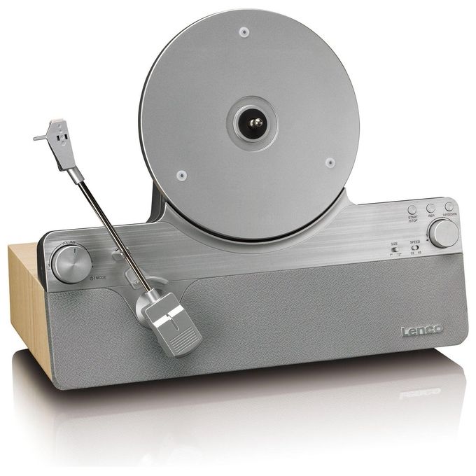 Lenco Giradischi LS Series LSA 071 Design Elegante in Silver e Legno