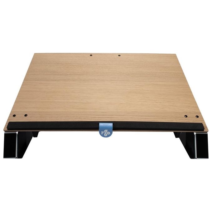 R-Go Tools RGORIDOOW Porta Documenti Alluminio Quercia Nero-Marrone