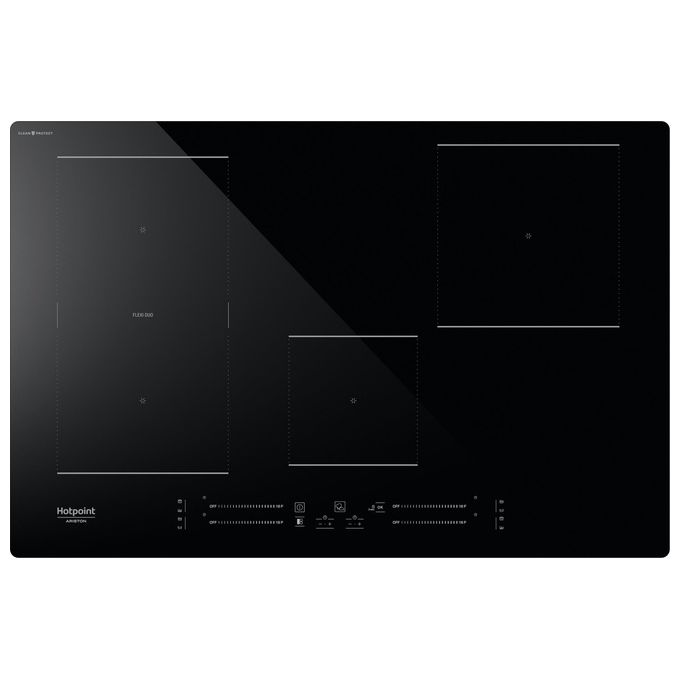 Hotpoint HS 1377C CPNE Piano Cottura ad Induzione Nero da Incasso 77cm 4 Zone