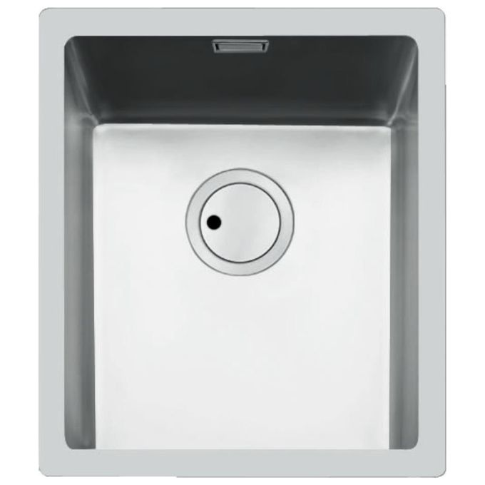 Foster 3353 050 S4001 Lavello Acciaio Inox Spazzolato da incasso Filotop 1 Vasca 38x44cm