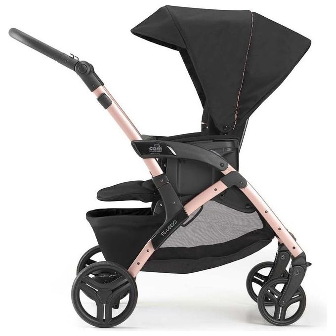 Cam Sistema Modulare 877021 Nero Fluido Easy Duo Solution versatile per la mobilita' quotidiana di genitori e bambini