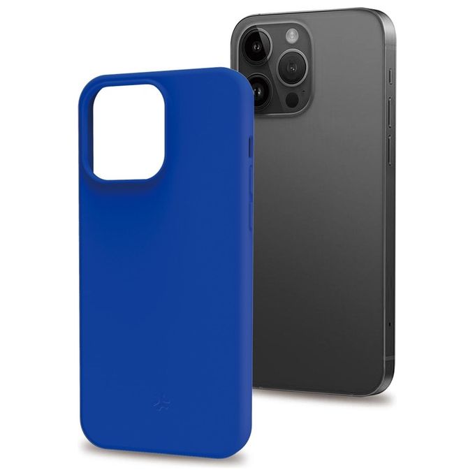 Celly Cromo Cover per iPhone 15 Pro Blu