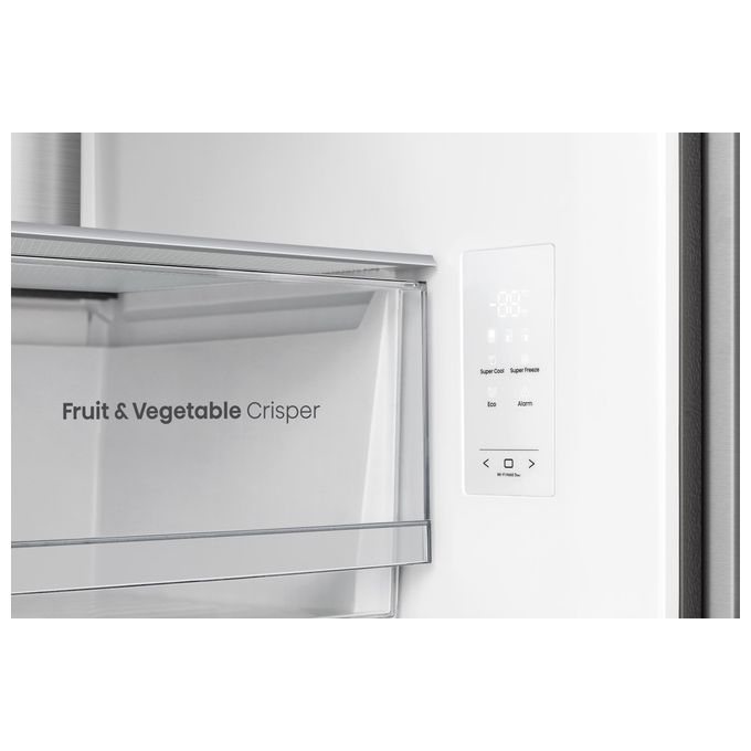Hisense RQ5P470SMIE – Frigorifero Americano Side by Side 483 L, Classe E, Total No Frost,  Inox