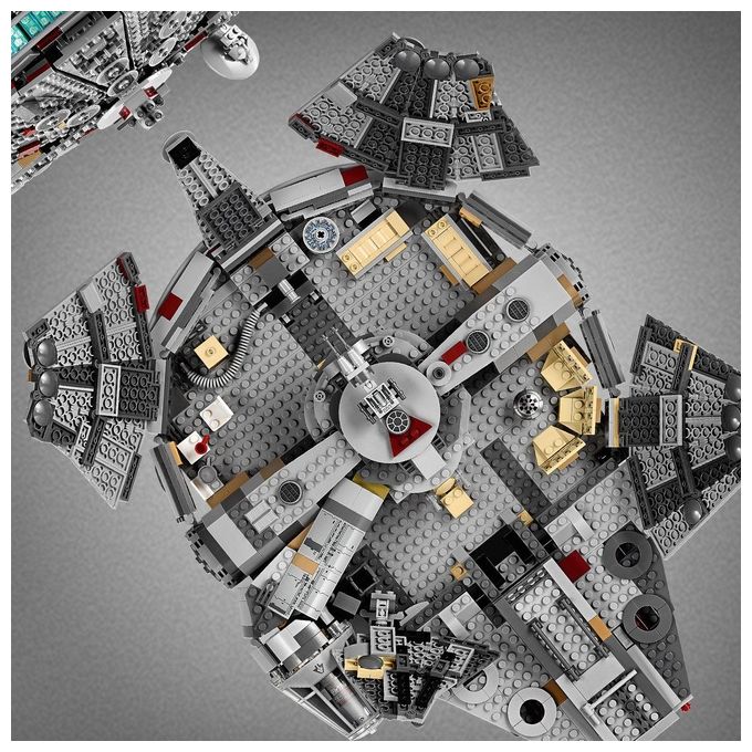 LEGO 75257 Star Wars Millennium Falcon Giocattolo da Costruire con 7 Minifigure e 1353 Pezzi colore Nero