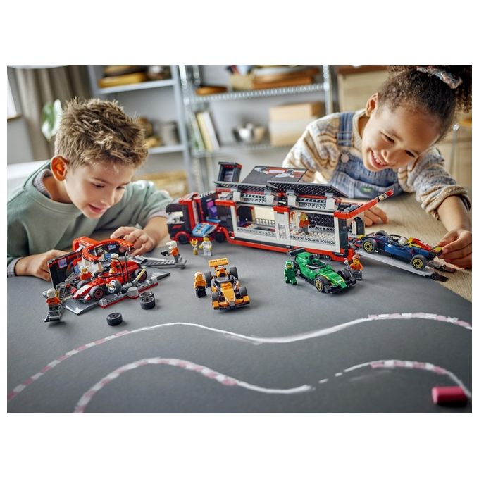 Lego Set Pilota e Monoposto McLaren F1 60442 City Formula1 Racing Construction Kit