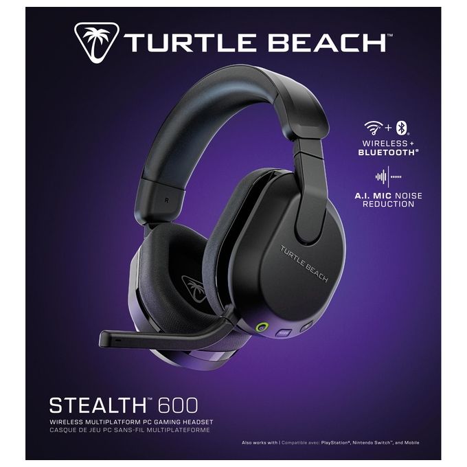 Turtle Beach Stealth 600 GEN3 PC Cuffie Gaming Stereo Over-Ear Nero