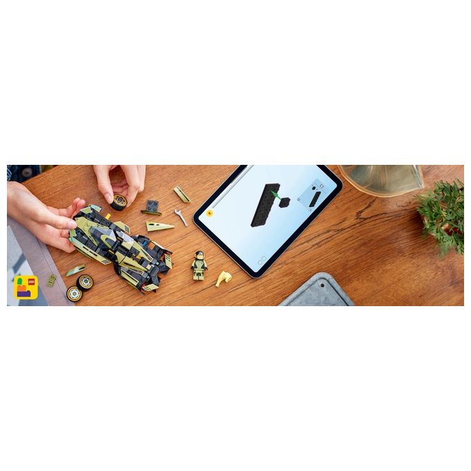 LEGO Speed Champions Super Car Lamborghini Lambo V12 Vision GT Macchina Giocattolo per Bambini da 10 Anni Modellino di Auto da Costruire con Minifigure del Pilota Idea Regalo da Collezione 76923