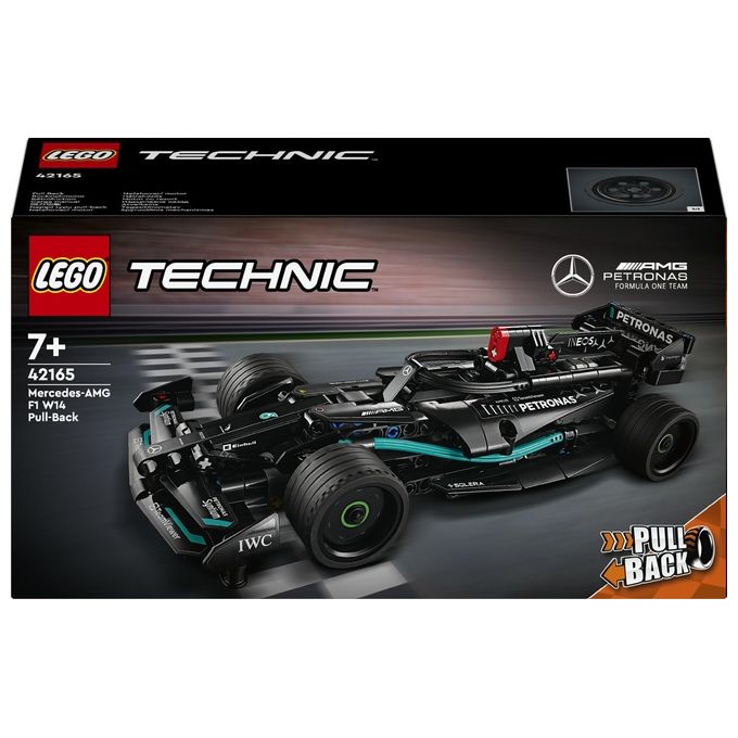 LEGO Technic 42165 Mercedes-AMG F1 W14 E Performance Pull-Back, Macchina Giocattolo da Costruire, Gioco Creativo per Bambini 7+