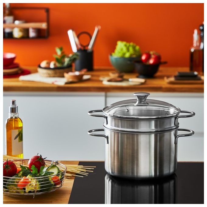 Lagostina 010166020922 Pastaevapore 22cm Speciali Acciaio