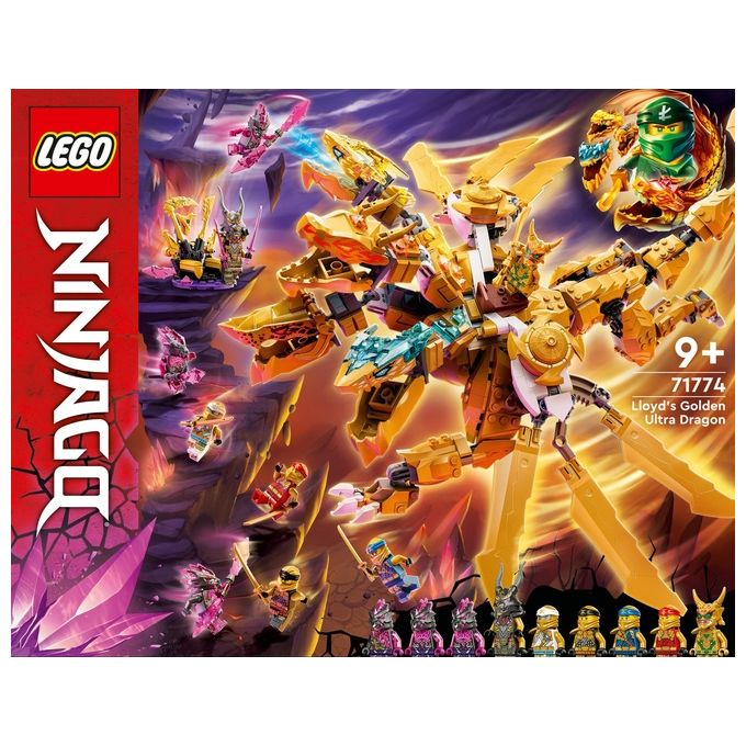LEGO Ultra drago d'oro di Lloyd