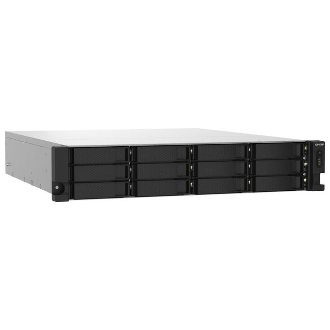 Qnap TS-1232PXU-RP AL324  Collegamento Ethernet Lan Armadio 2U Nero Nas