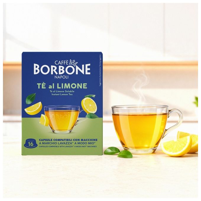 Borbone Lavazza a Modo Mio The al Limone 16 Capsule