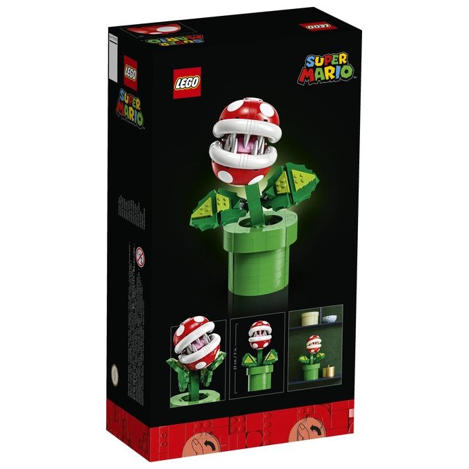 LEGO Super Mario 71426 Pianta Piranha, Personaggio Snodabile con Tubo e 2 Monete, Kit Modellismo per Adulti, Idea Regalo