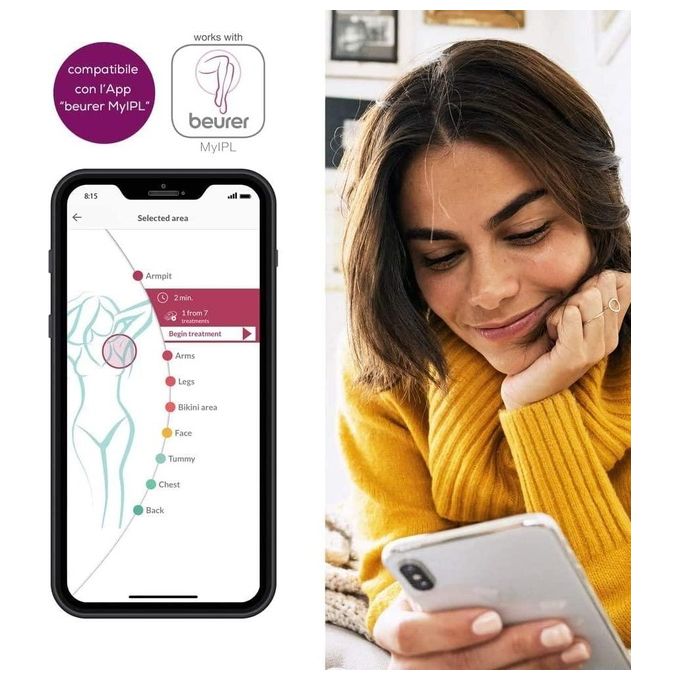 Beurer Epilatore Pure Skin Pro a Luce Pulsata Compatto con 200,000 Impulsi Luminosi IPL 5500