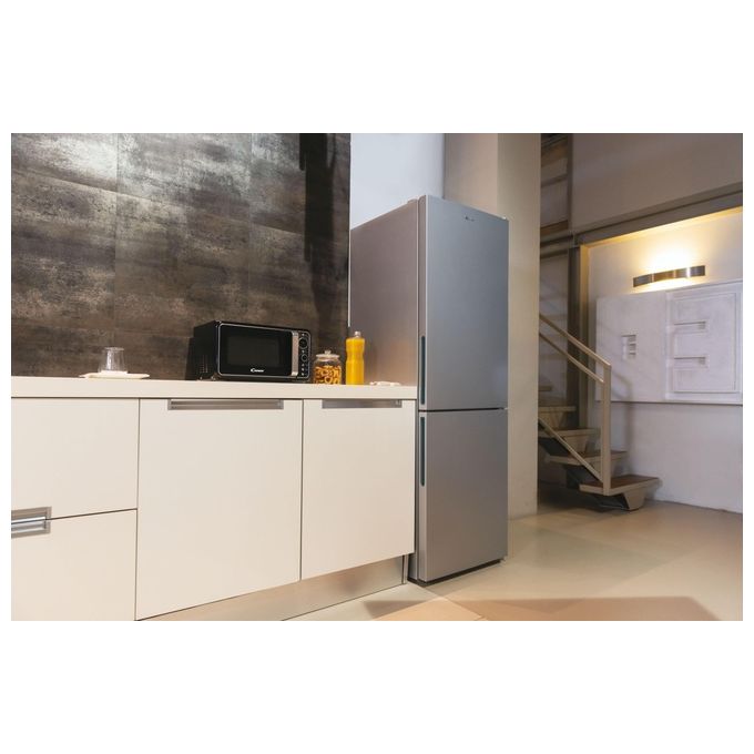 Candy CCE3T618FS Frigorifero Combinato Capacita' 342 Litri Classe energetica F No Frost 185 cm Argento