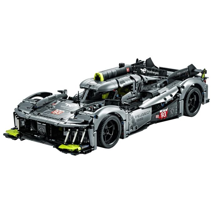 LEGO Technic 42156 PEUGEOT 9X8 24H Le Mans Hybrid Hypercar, Modellino di Auto da Corsa per Adulti Scala 1:10, Set da Collezione