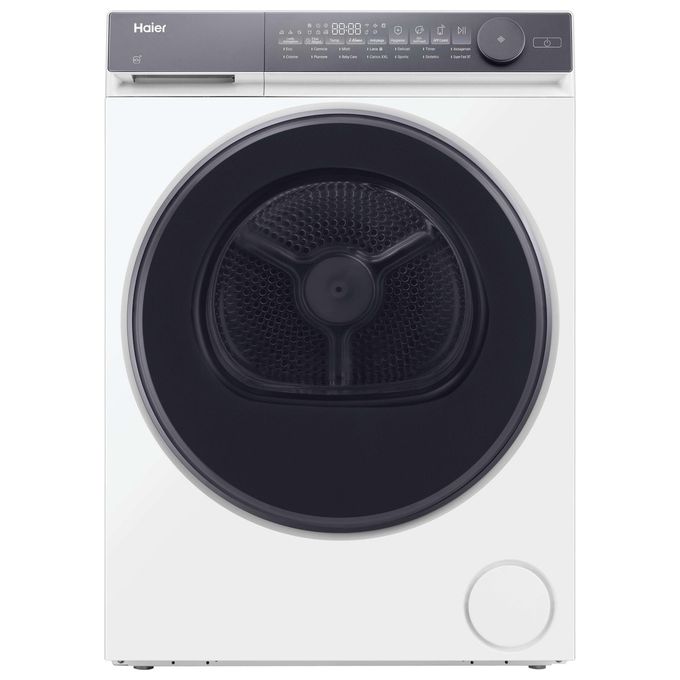 Haier, Asciugatrice a Pompa di Calore, Libera Installazione, 10 kg, Bianco, HD100-C367U1