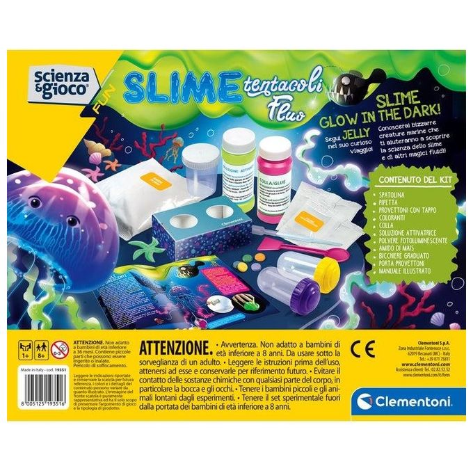 Clementoni Slime Tentacoli Fluo