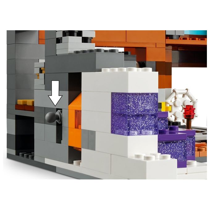 LEGO Minecraft La Miniera delle Badlands Modellino da Costruire di Bioma con Personaggi Accessori e Mob Ostili Giochi Creativi per Bambini e Bambine da 8 Anni Idea Regalo di Compleanno 21263