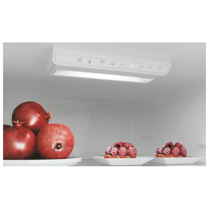 Candy CCE4T618ES Fresco Frigorifero Combinato Libera Installazione 341 Litri Classe Energetica E Total No Frost Circle+ Trattamento antimuffa 185cm Argento