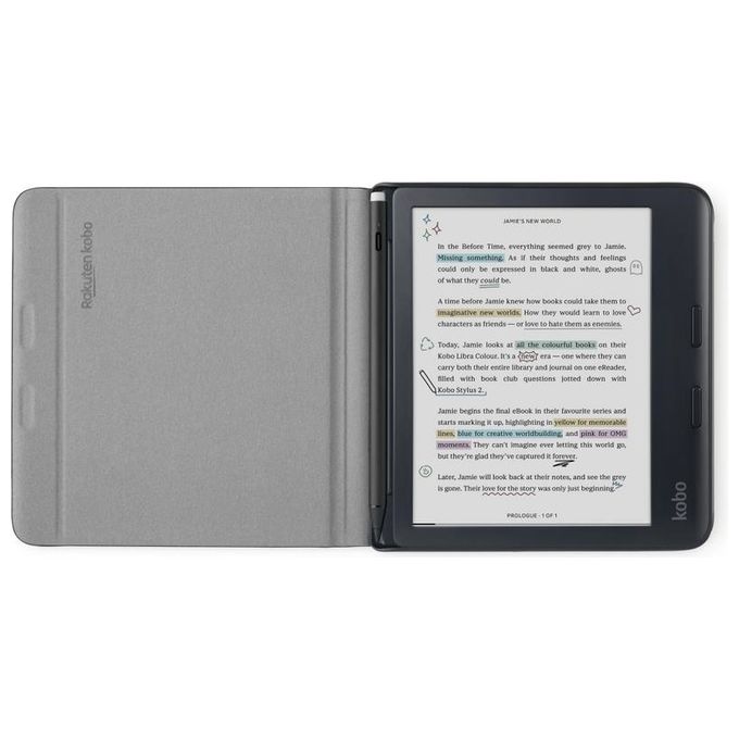 Kobo SleepCover Libra Notebook Beige Sabbia
