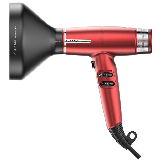 Ga.Ma PH6030 Asciugacapelli Professionale iQ Lite Perfetto 1600W Rosso