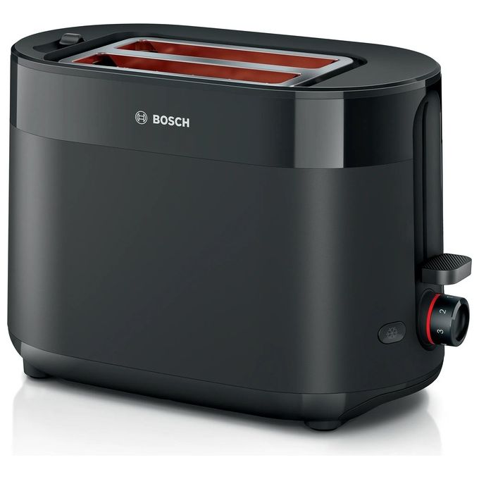 Bosch TAT2M123 Tostapane 6 2 Fette 950W Nero
