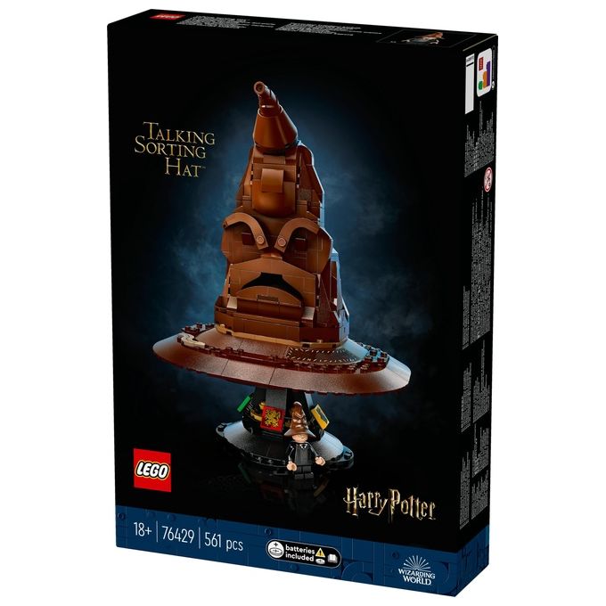 Lego, Il Cappello Parlante di Hogwarts, Set Costruzioni, 561 Pezzi, Harry Potter