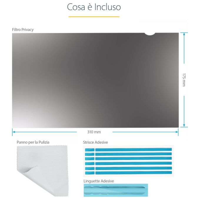 StarTech.com Filtro Privacy per Laptop da 14
