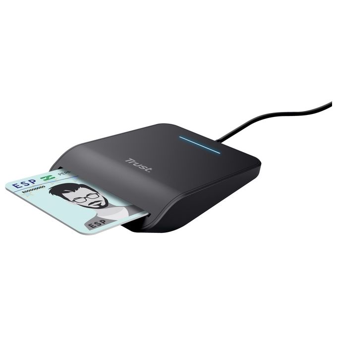 Trust Primo Lettore di DNI Interno Nero CardBus+Usb 2.0