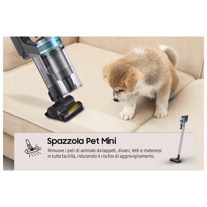 Samsung VS20B75AGR1 Scopa Elettrica senza Filo Jet 75E Pet 200W