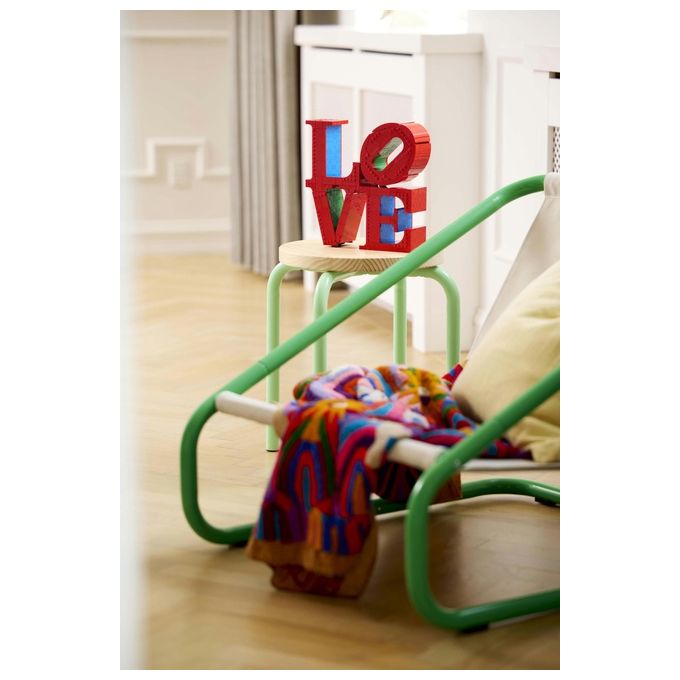 LEGO Art LOVE, Modellino da Costruire Iconica Scultura Pop di Robert Indiana, Hobby Creativo per Adulti, KIT_ Modellismo da Collezione, Idea Regalo Donna, Uomo, Fidanzamento e Anniversario 31214