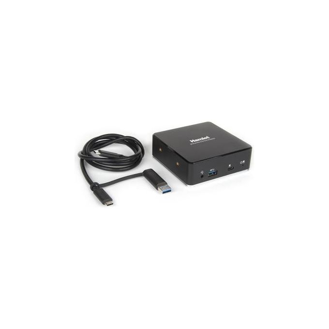 Hamlet HDKC-PD8000 Docking Doppia Interfaccia Usb-C e Usb-A Power Delivery 85W