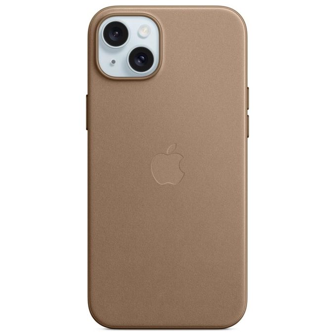 Apple Cover MagSafe Microtwill in Tessuto FineWoven Talpa per iPhone 15 Plus