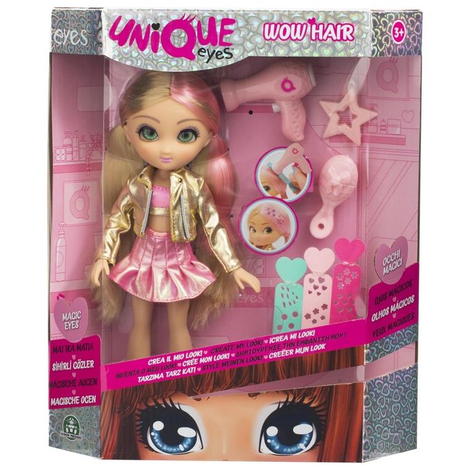 Giochi Preziosi Bambola Unique Eyes Wow Hair